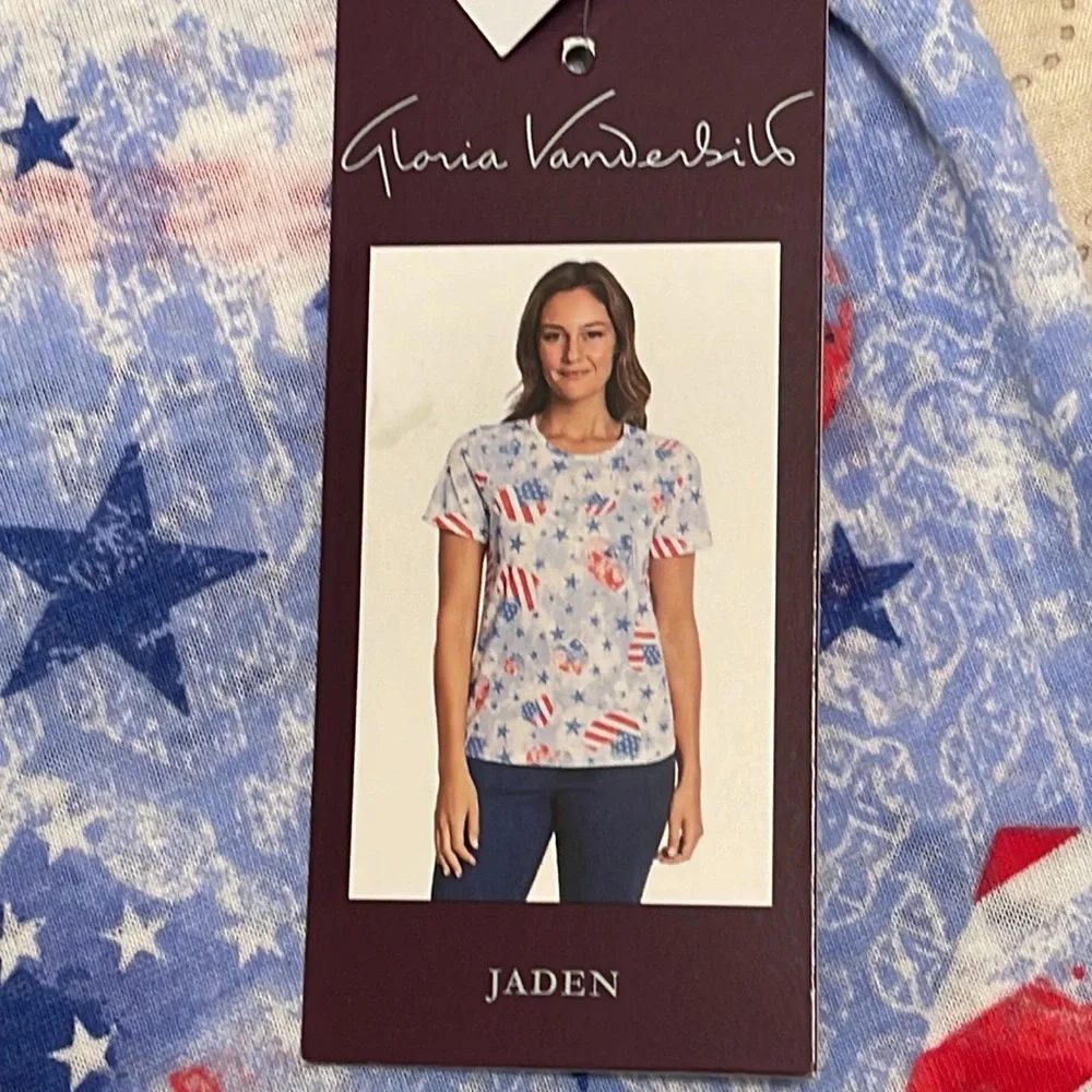 Gloria Vanderbilt Heart to Heart Size Small T Shirt - Picture 9 of 10